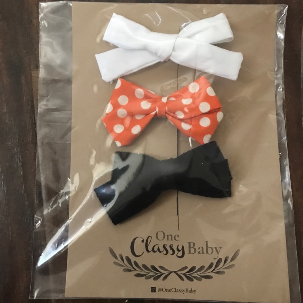 One classy baby hair clips
